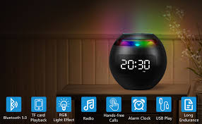 LyfenClock Glow – Despertador Altavoz Bluetooth