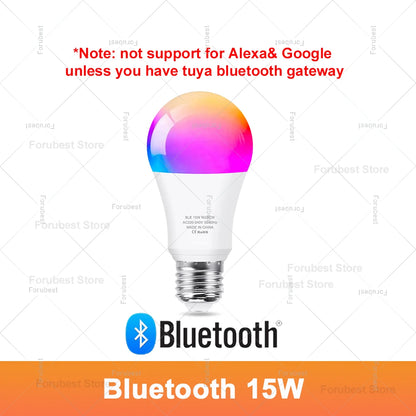 Inteligentna żarówka LED RGB (Bluetooth + WiFi)