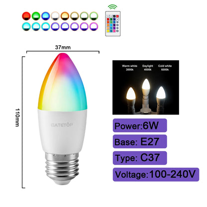 LyfenGlow Smart RGB – Bombilla LED Multicolor
