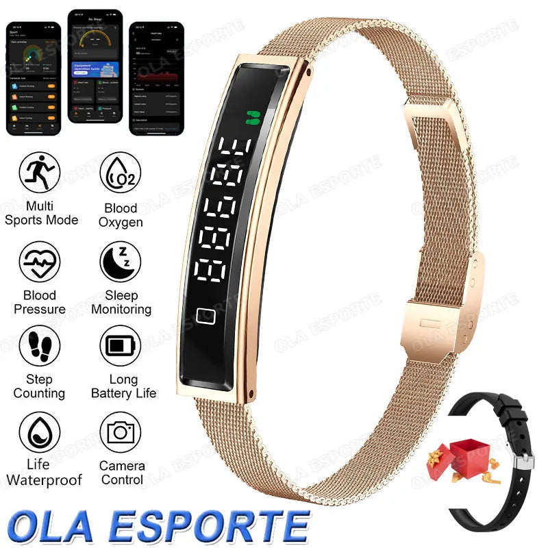 LyfenBand Fit – Pulsera Inteligente con Monitoreo de Salud y Ritmo Cardíaco