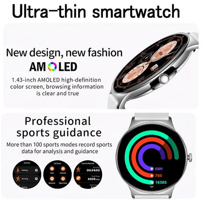 LyfenWatch Aura – Smartwatch AMOLED ultrafino