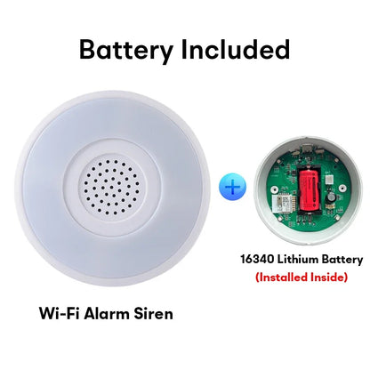 Inteligentny alarm z syreną i Wi-Fi