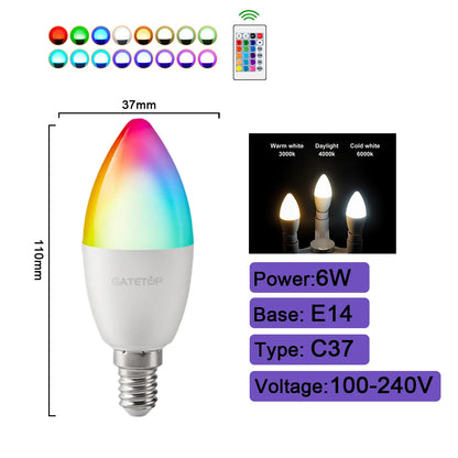 LyfenGlow Smart RGB – Bombilla LED Multicolor