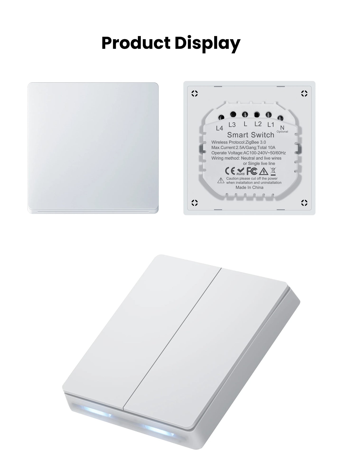 Inteligentny przełącznik – szkło premium