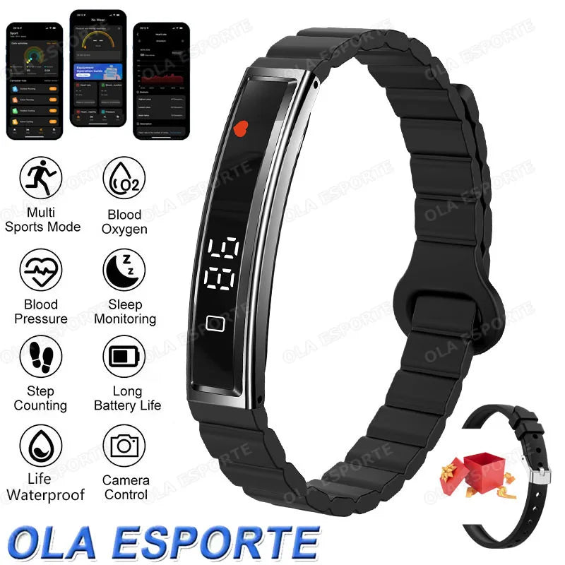 LyfenBand Fit – Pulsera Inteligente con Monitoreo de Salud y Ritmo Cardíaco