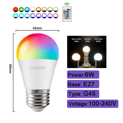 LyfenGlow Smart RGB – Bombilla LED Multicolor