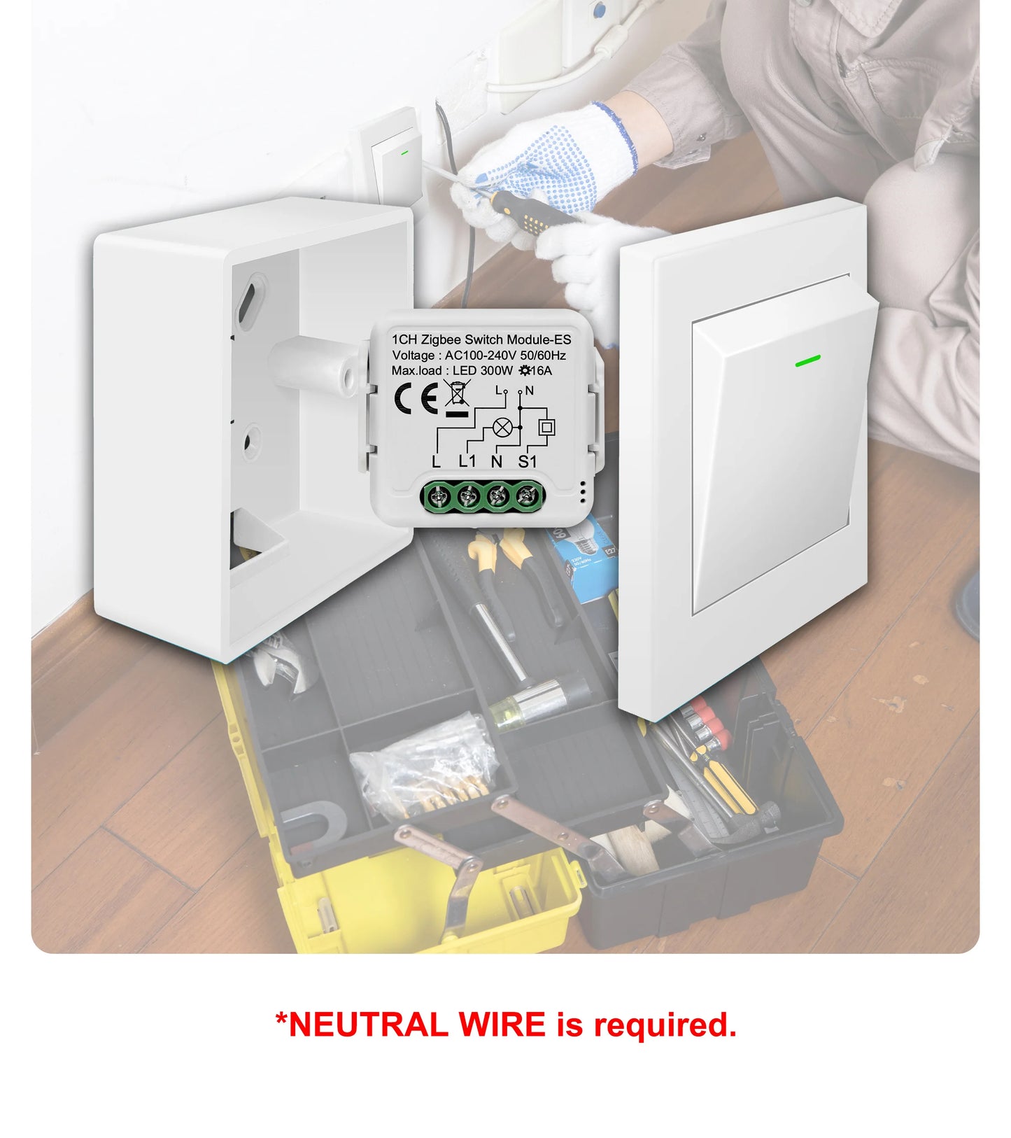 Moduł przełączający – 2-drożny + monitorowanie zużycia energii