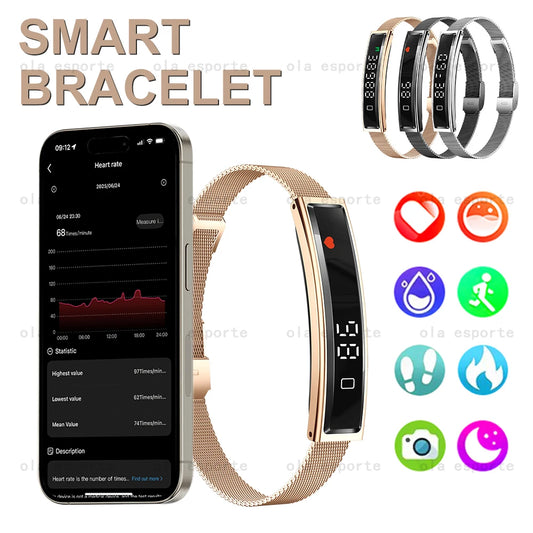 LyfenBand Fit – Pulsera Inteligente con Monitoreo de Salud y Ritmo Cardíaco